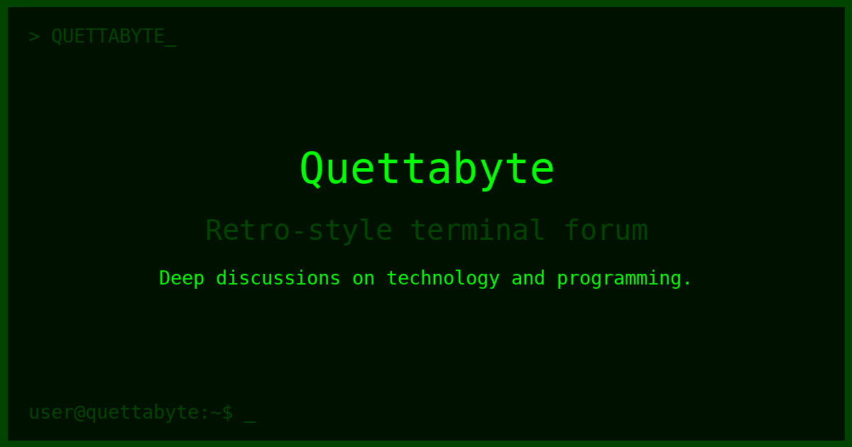 Quettabyte - Usenet